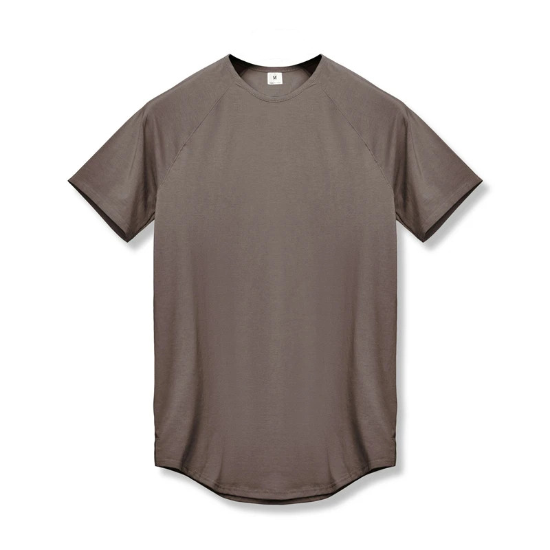 Solid Color Slim Fit Short Sleeve Tee Tops Gym Fitness Bodybuilding Workout Musc