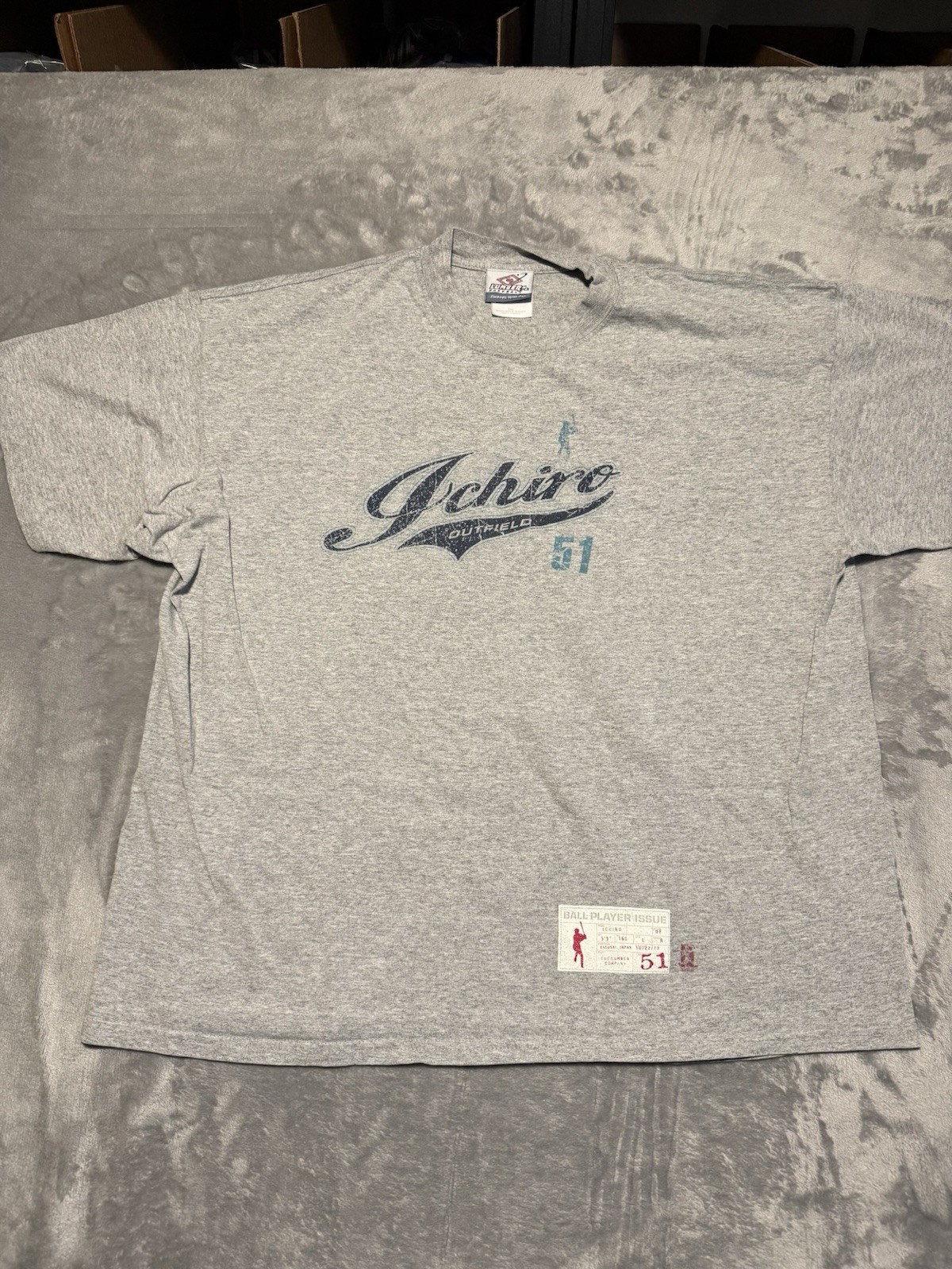 MLB Players Choice Ichiro Suzuki 51Ball Player Issue 2XL T-shirt The Lumber Co.