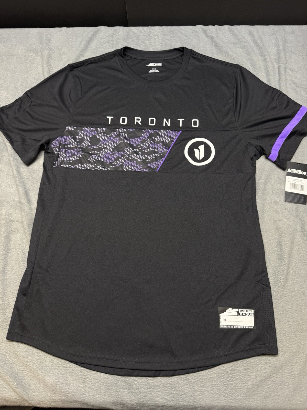 Outerstuff Call of Duty League Mens Large Toronto Ultra Short Sleeve Away Jersey