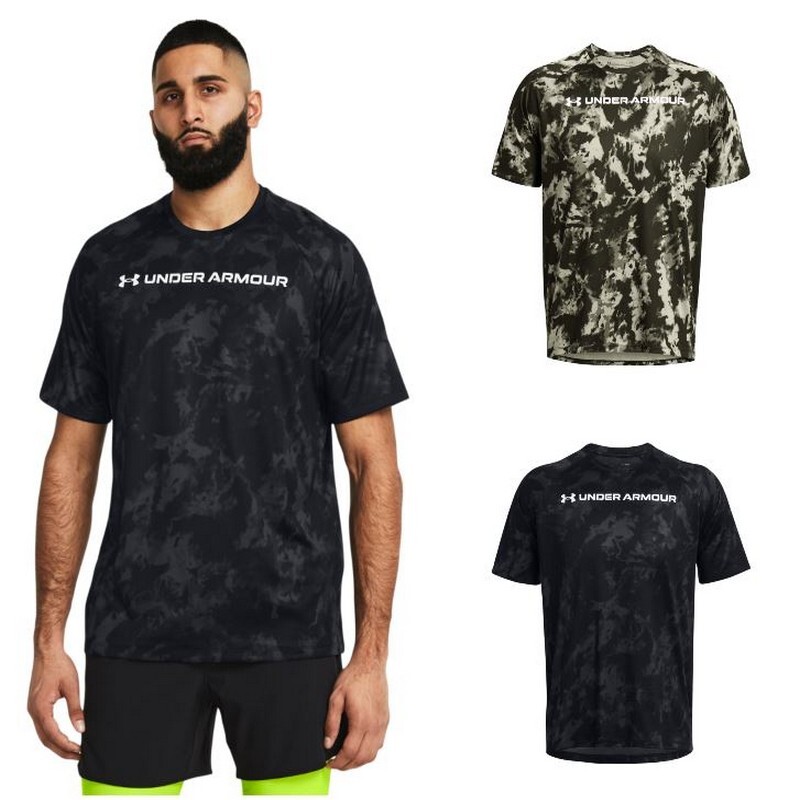Under Armour 1361698 Men’s UA Tech ABC Camo Short Sleeve Graphic T-Shirt