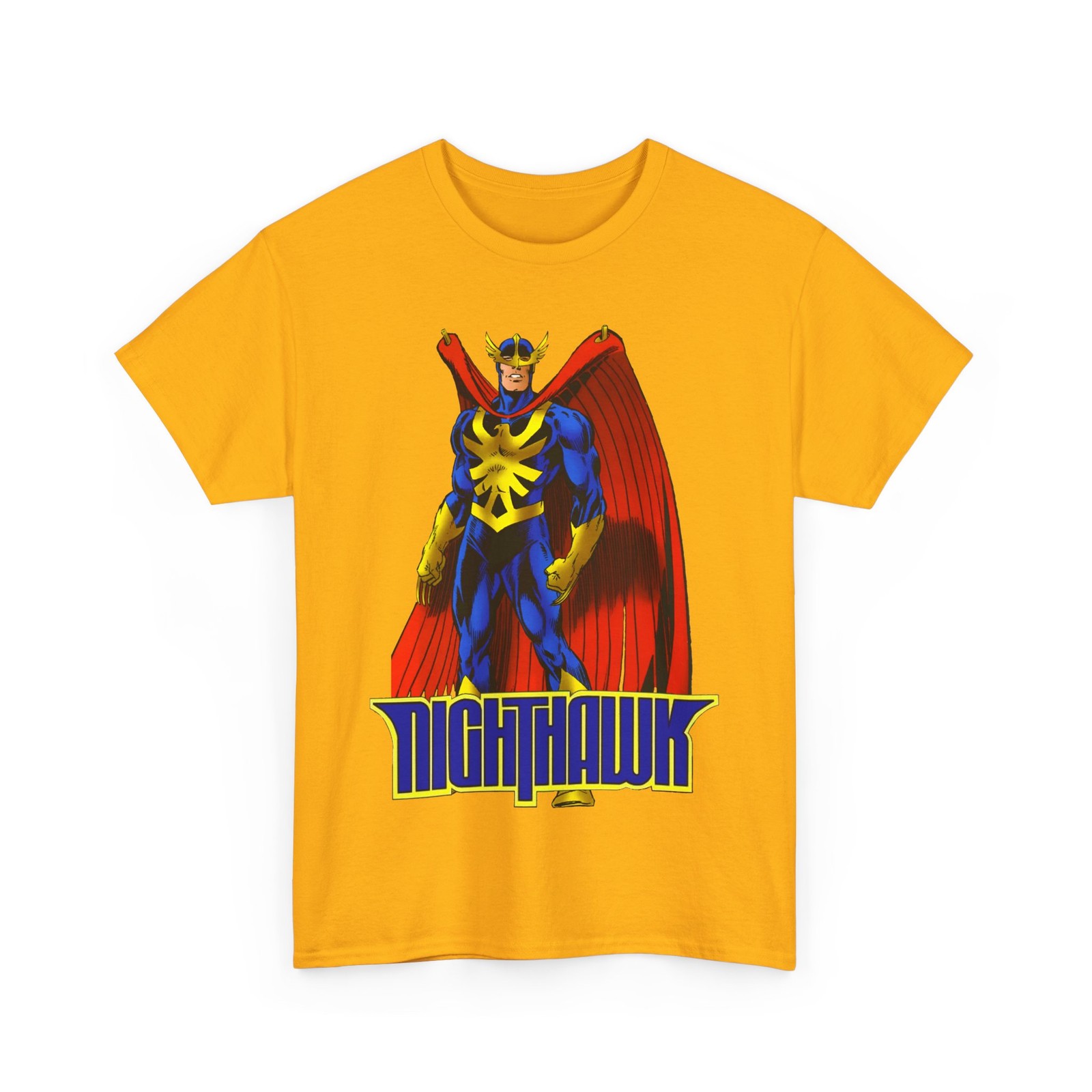 Nighthawk T-Shirt Marvel Comics Art Squadron Supreme Defenders Vintage-Style Tee