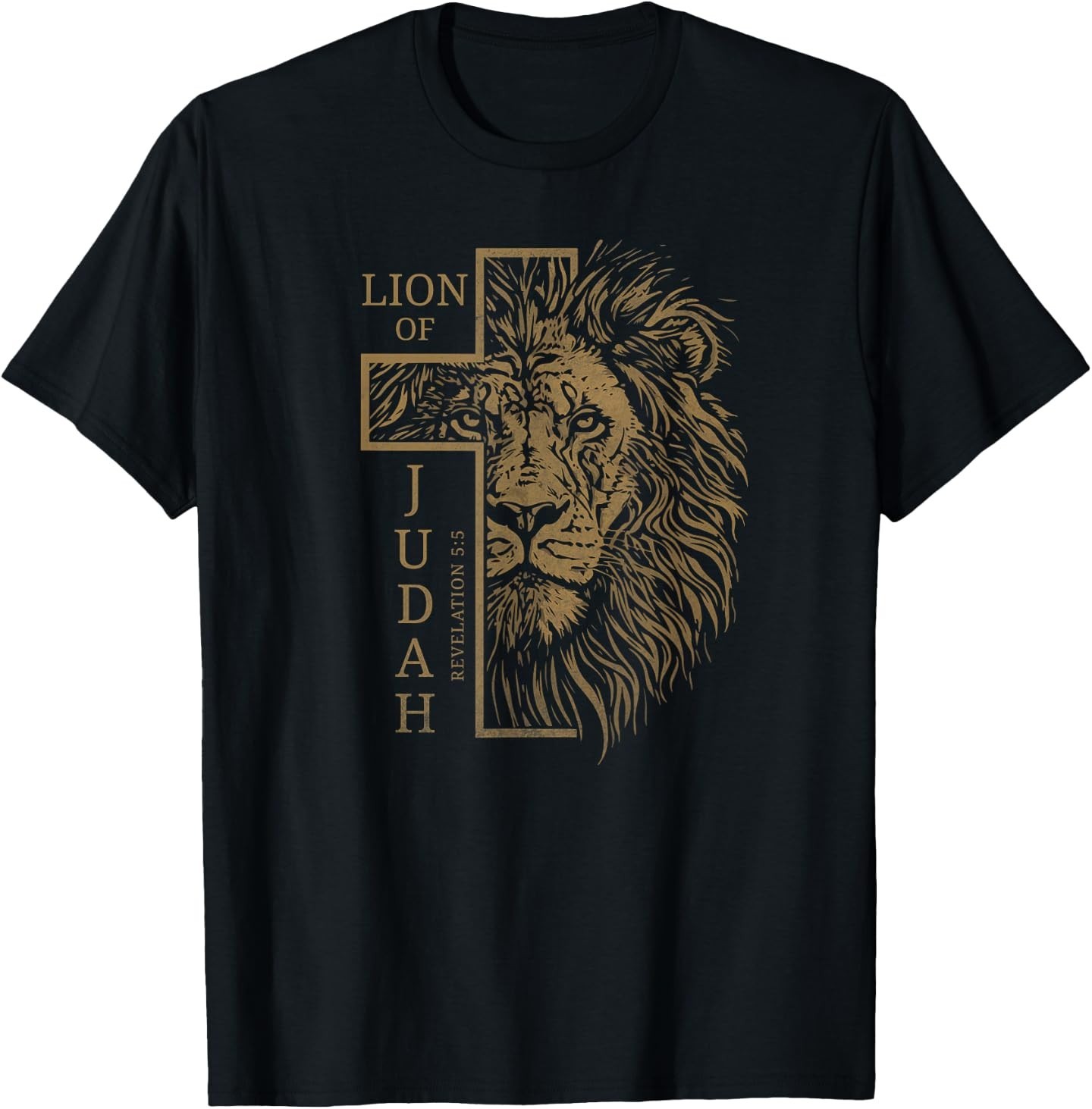 Lion of Judah Christian Man Scripture T-Shirt