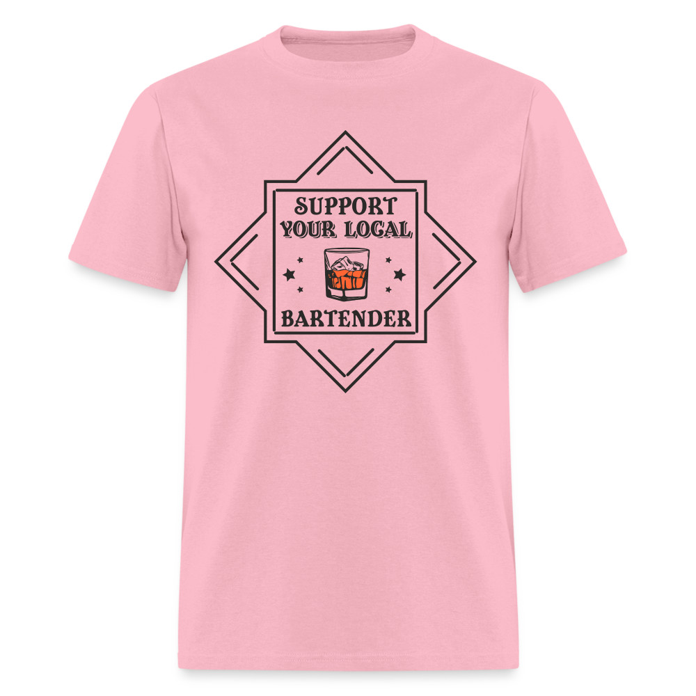 Support Your Local Bartender T-Shirt (Drinking Graphic Tee Shirt)