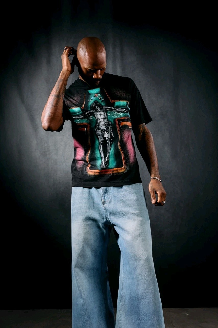 Evil Vice Jesus Piece Holy Craps Tee Black | Size SMALL | Designer Street Style