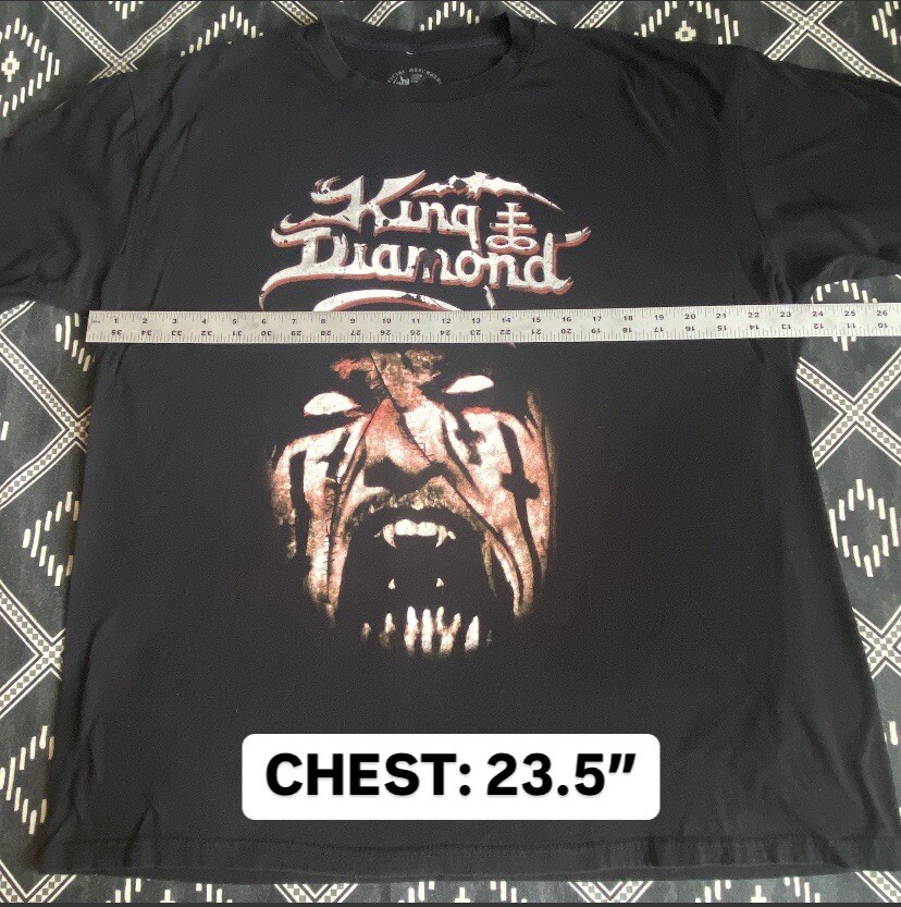KING DIAMOND The Puppet Master Licensed Black Metal T-Shirt. XL (NV) Preowned