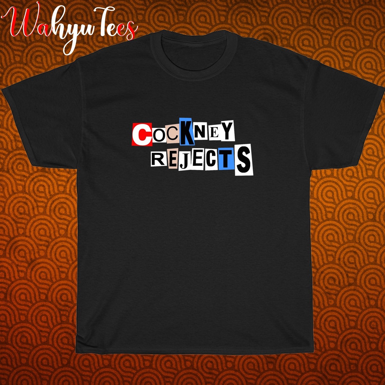 COCKNEY REJECTS Logo Black/Grey/Navy/White Size S-5XL Unisex T-Shirt
