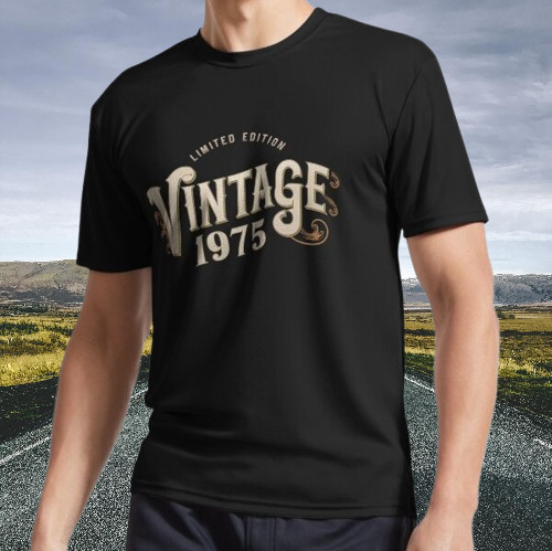 New Shirt Modern Trendy Vintage 50th Birthday Active T-Shirt Funny Size S – 5XL