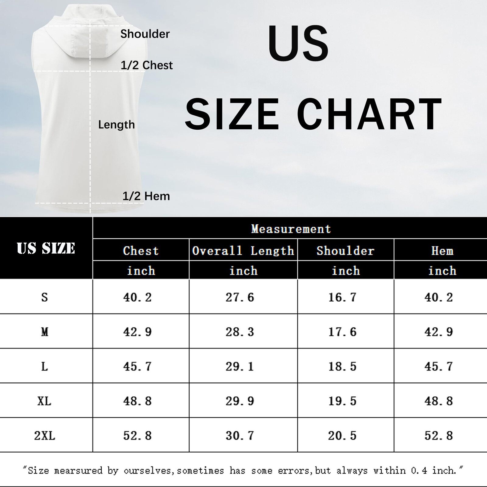 Men’s Casual Workout Hoodie Tank Gym Cotton Sleeveless Quick Dry Muscle T-Shirts