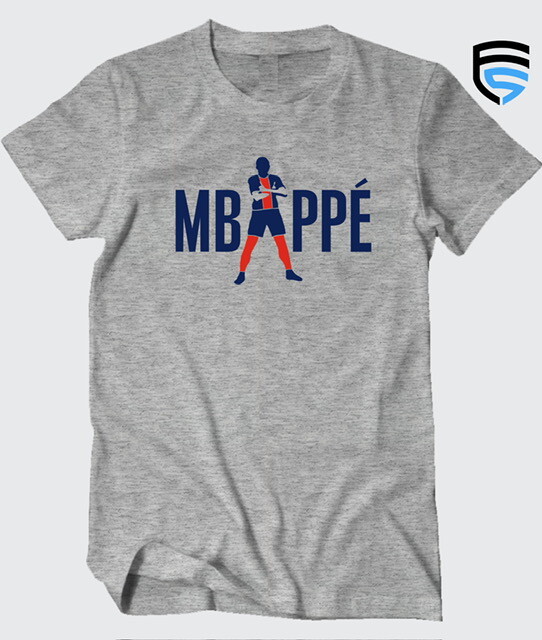 MBAPPE | PARIS Football Club themed Soft Ring Spun Pre-Shrunk Cotton T-Shirt