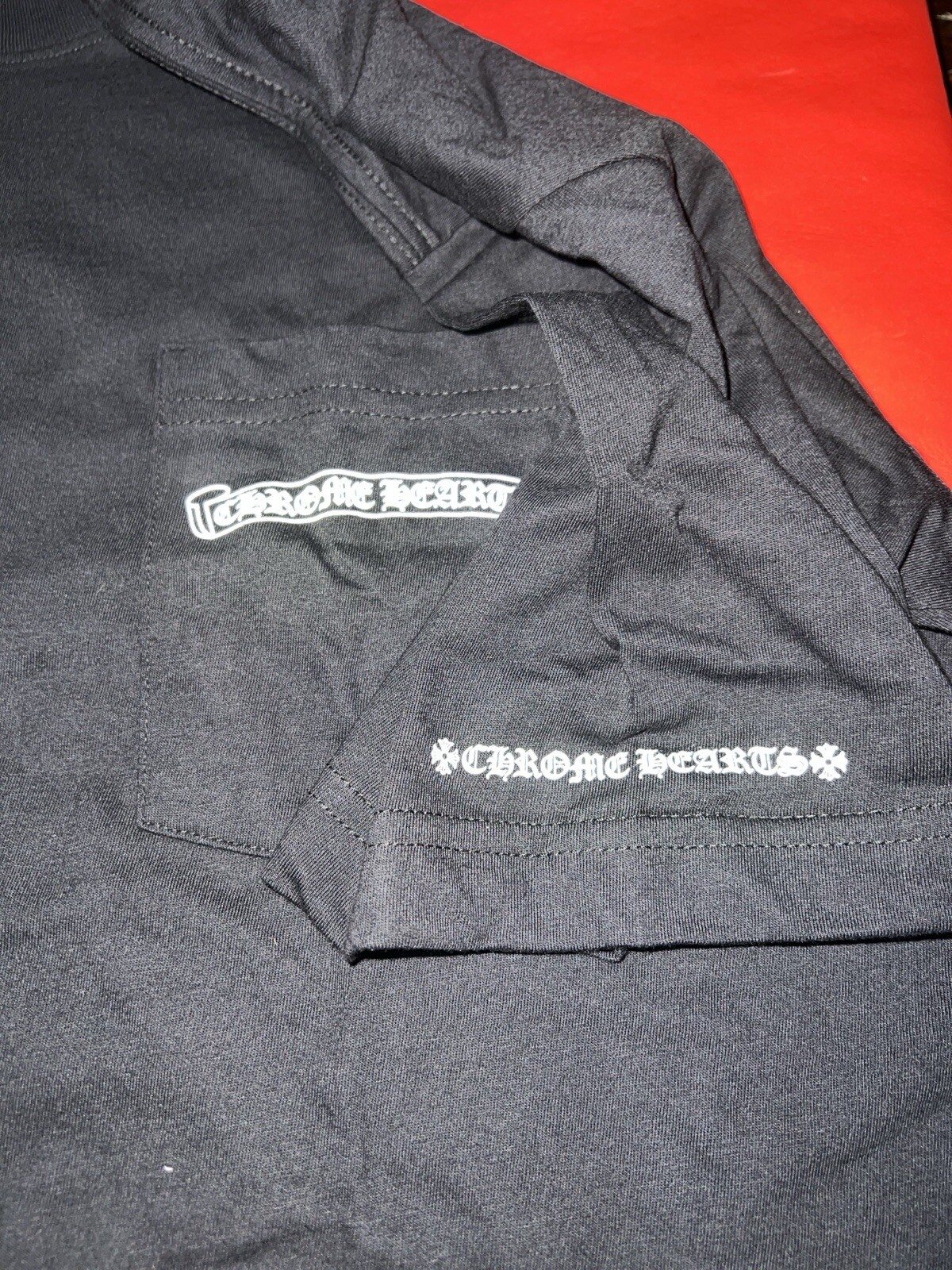 Chrome Hearts Scroll Logo T-Shirt Black XL BRAND NEW AUTHENTIC