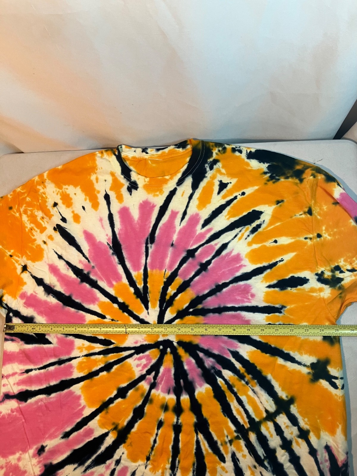 DIY Multi-Colored Tie-Dye Cotton T-Shirt Men’s Size XL