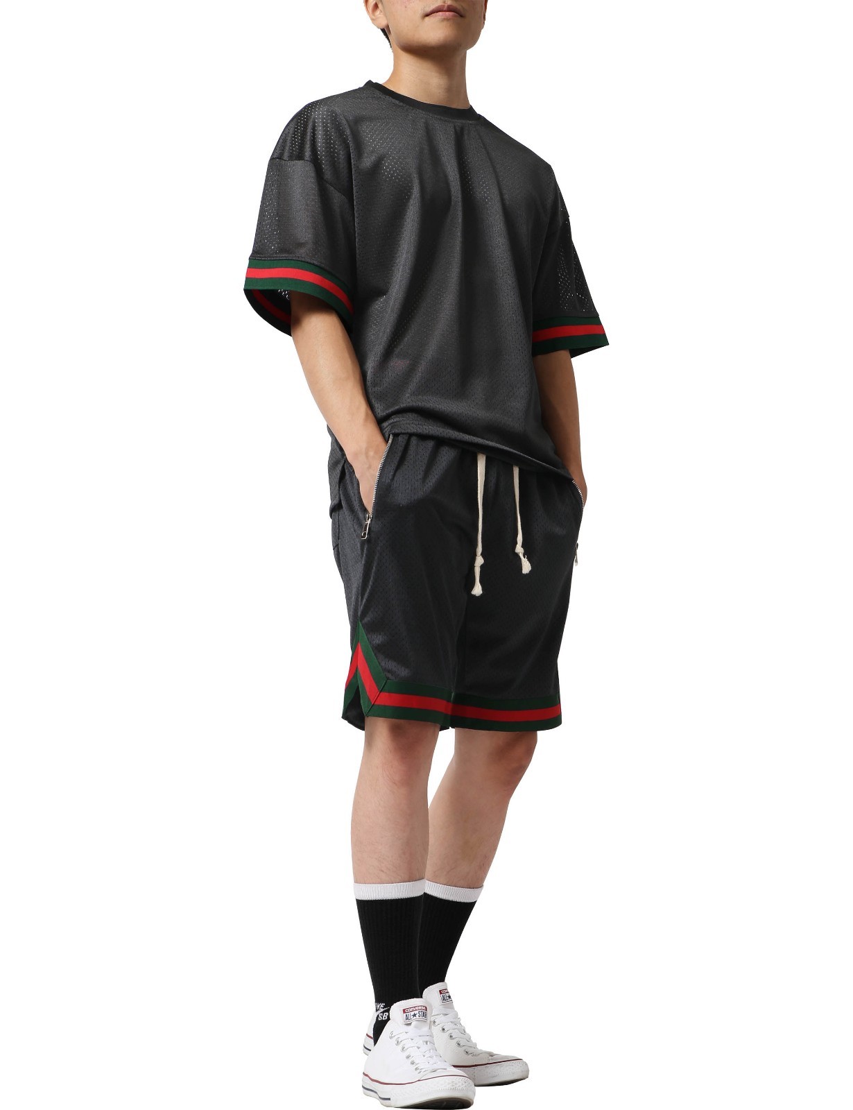 Mens Lightweight T Shirts MESH Tee Sport Basketball Soccer Fashion Short Sleeve