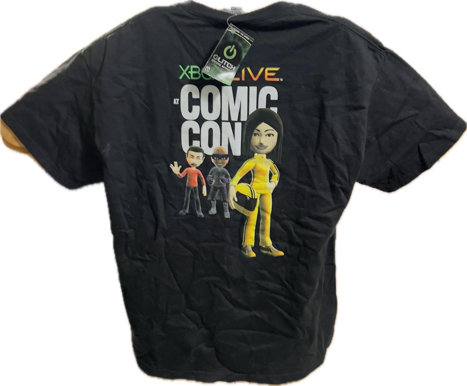 XBox Live Comic Con 2009 Tee – Black T Shirt Large