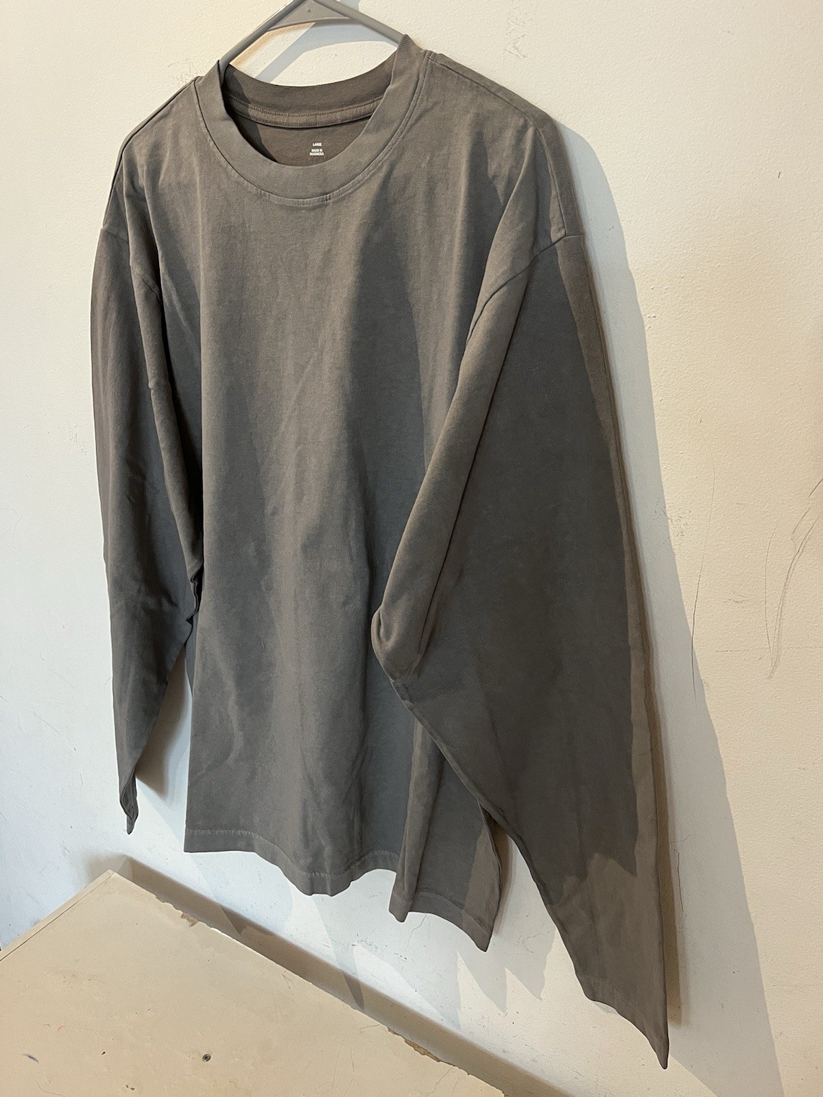 Yeezy YZY x GAP Unreleased Poetic Grey Long Sleeve T Shirt – Size L BRAND NEW