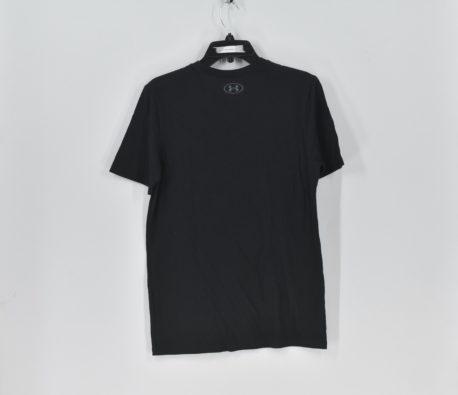 Men’s Under Armour Baseball Script T-Shirt in Black and Pitch Grey Size Medium