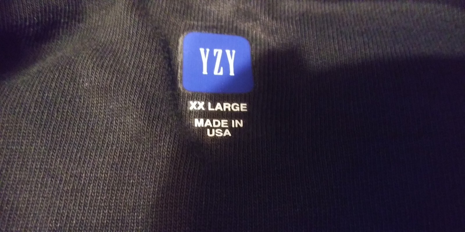 YEEZY GAP Shirt Mens 2X XXL Black Engineered By Balenciaga SS Cropped Dove New