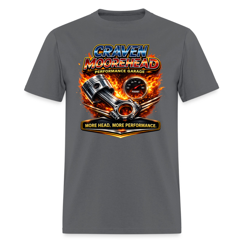 Craven Moorehead Performance Garage Funny Adult Humor T-Shirt