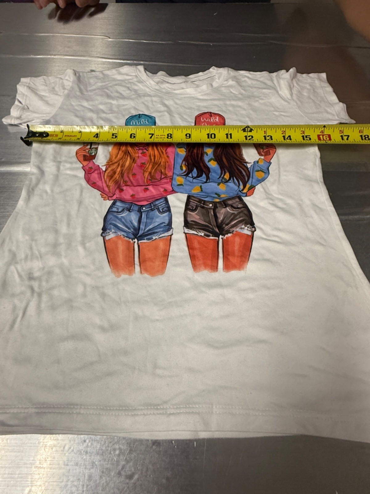 Young and Free – Mild One & Wild One- Girls XS T SHIRT NWT