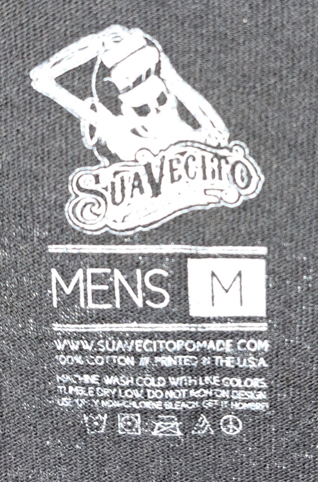 Suavecito Pomade T-Shirt Men’s Black/Orange Graphic Design M Pre-owned