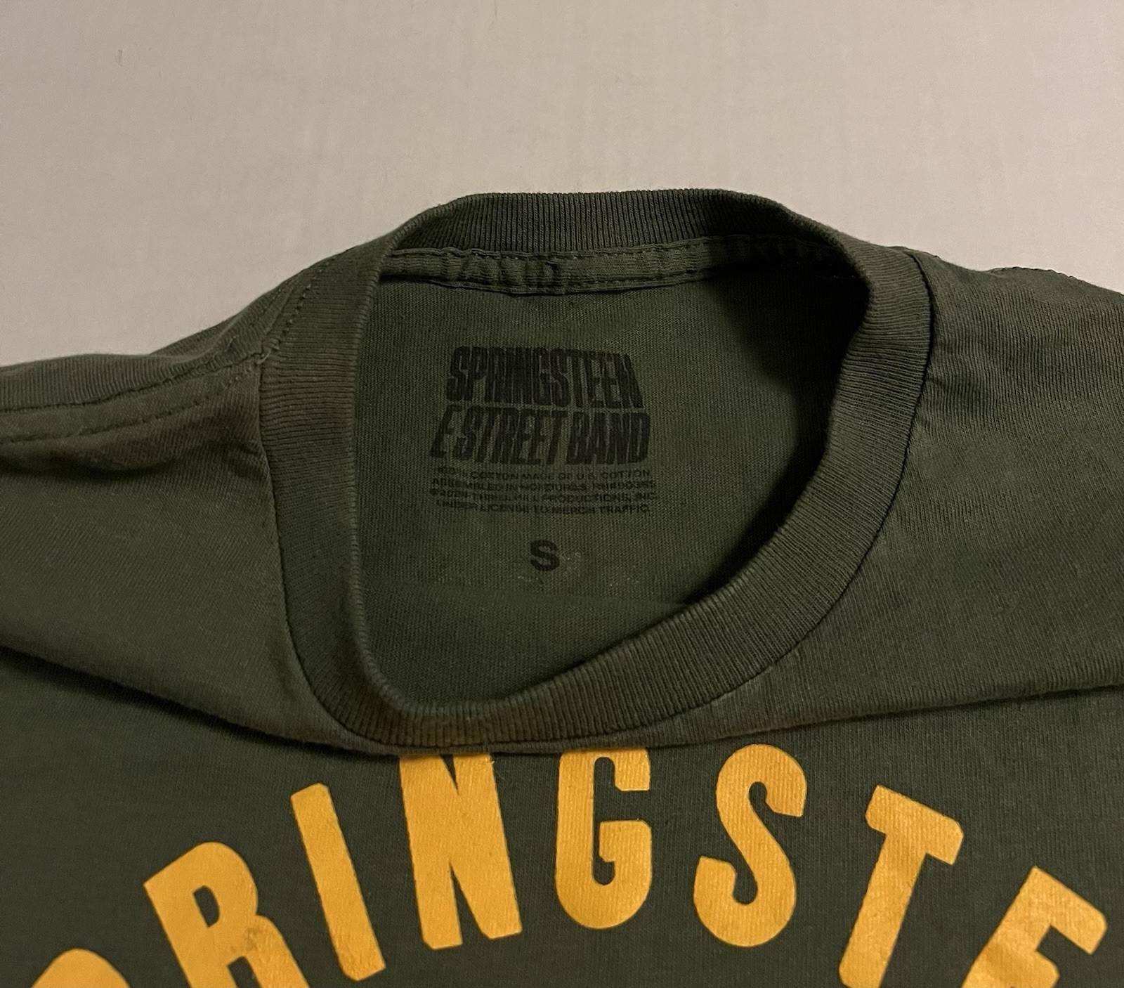 Bruce Springsteen E Street Band 2024 World OFFICIAL Concert Tour T-Shirt SMALL