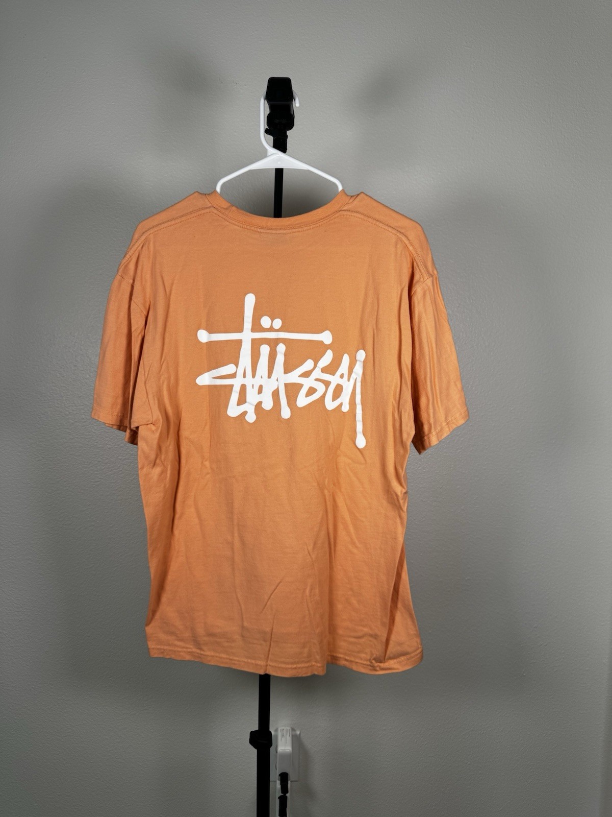 Stussy T Shirt Peach Color Size Large
