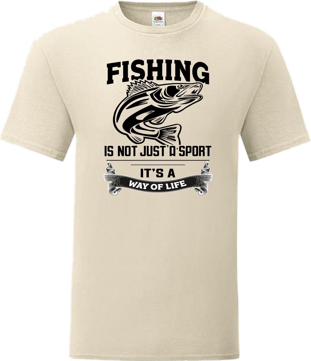 Fishing Sport Way Of Life Humour Novelty T Shirt Various Colours And Sizes