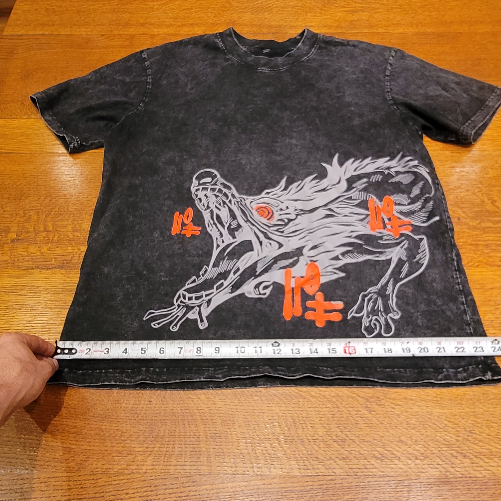 Geto Suguru Monkeys Special Grade Jujutsu Kaisen Washed Graphic Tee Large