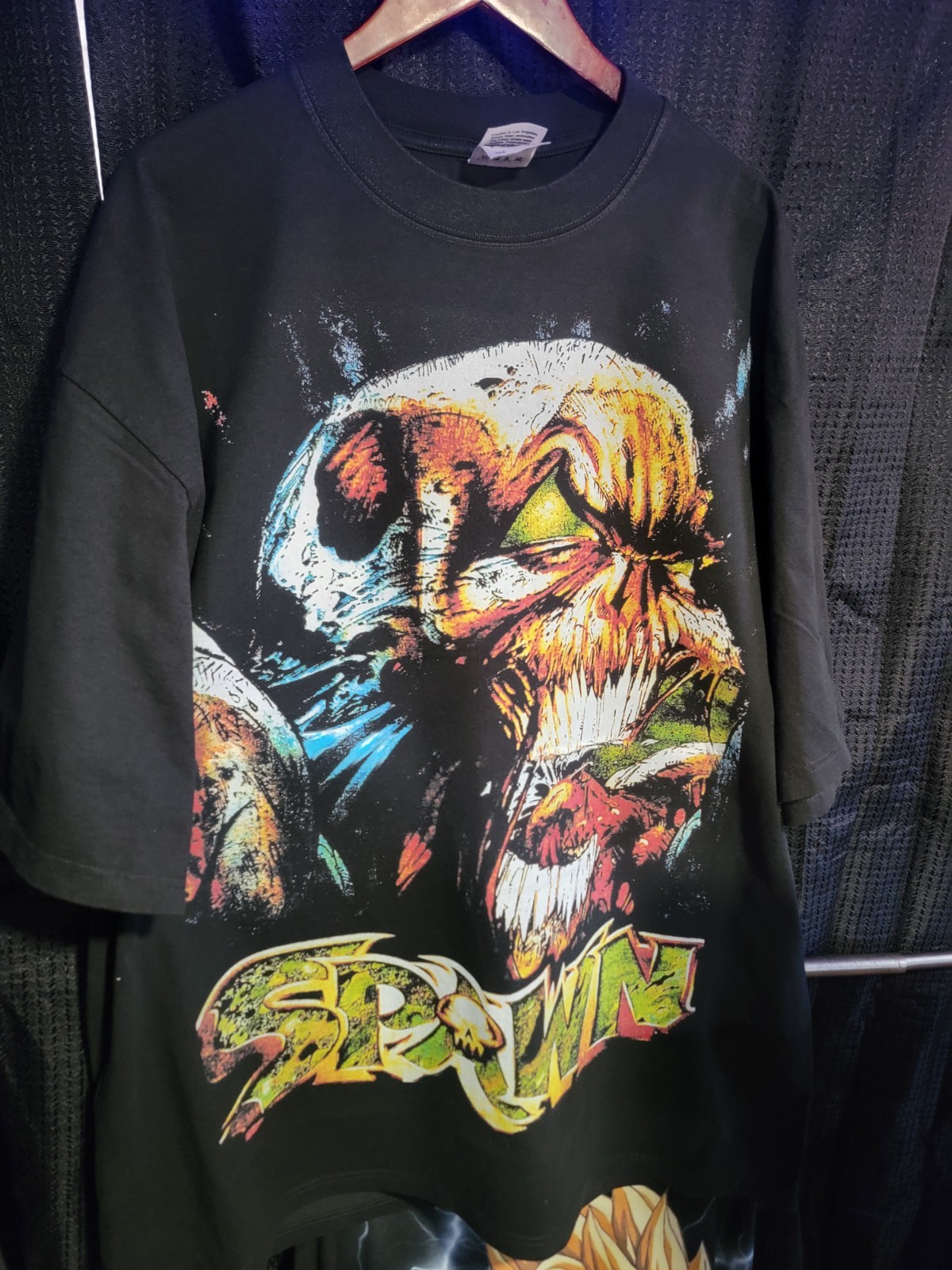 SPAWN ON SHAKA HEAVYWEIGHT GARMET DYED T SHIRT “MODERN”