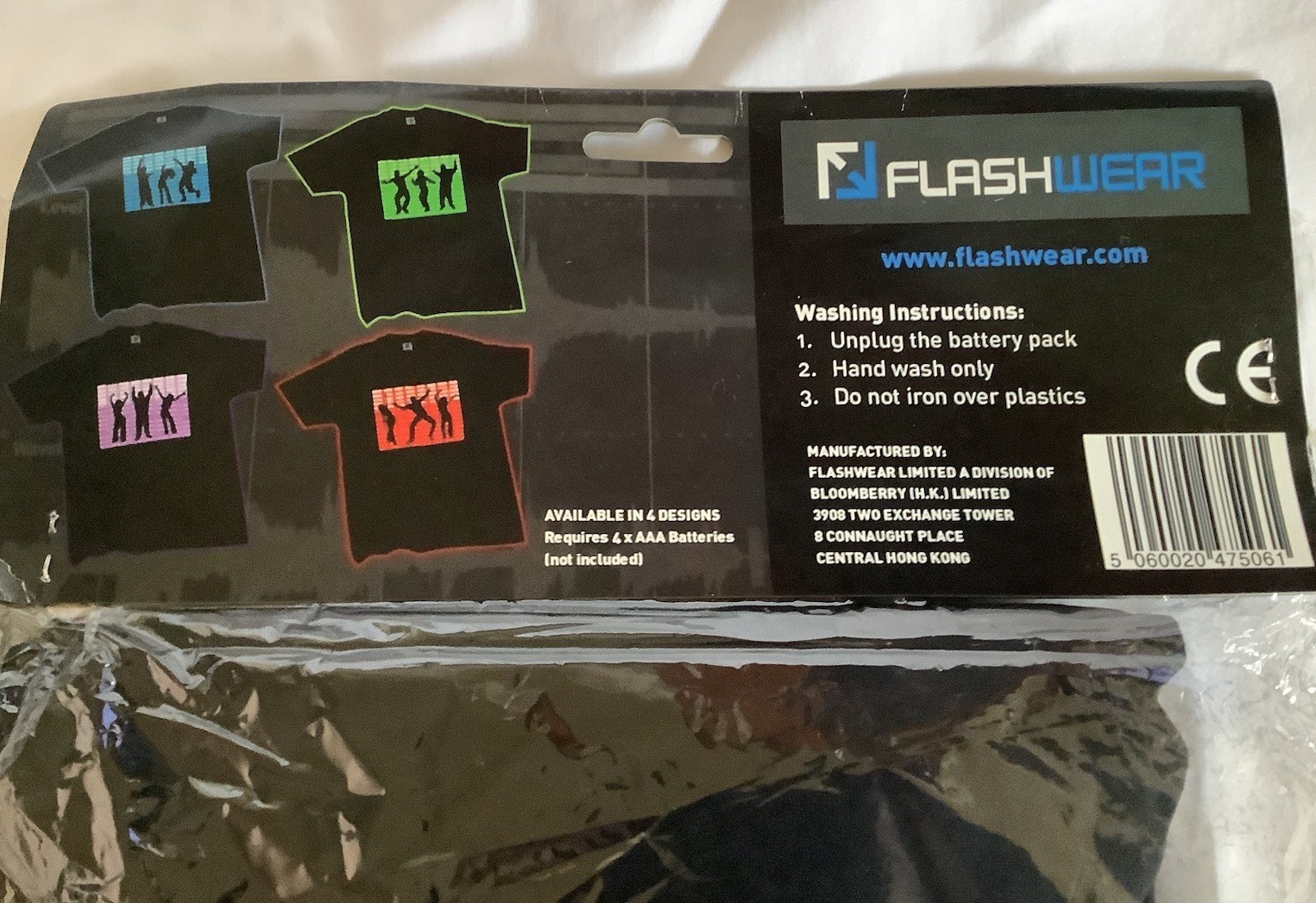 T-equaliser Sound Activated Light Up Flashing Equalizer LED T-Shirt Size L