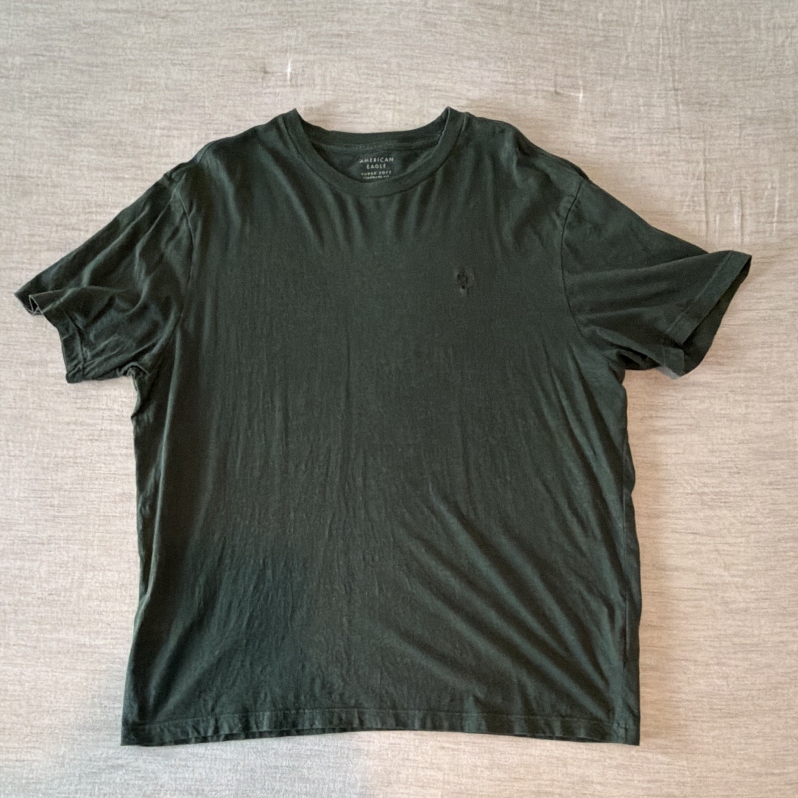 American Eagle Super Soft Men’s Standard Fit Logo Crew Neck Tee Lot 2 Size L