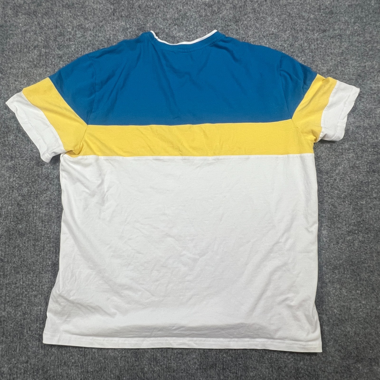 Ben Sherman Colorblock T Shirt Mens XL Multicolor Cotton Stretch Short Sleeve