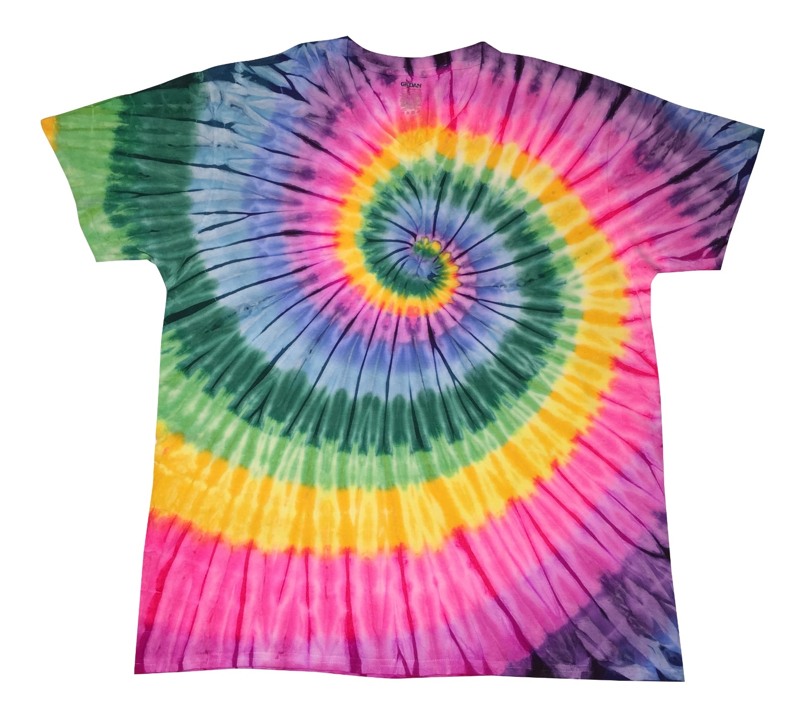 *New* 2XL – Sm Handmade Tie Dye, Classic Rainbow, Crew or V-Neck
