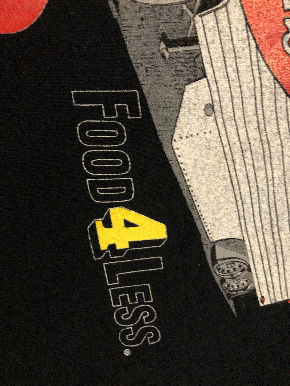 VTG. Food 4 Less Ralphs Kroger Logistics Pocket Employee Work Uniform T-Shirt XL