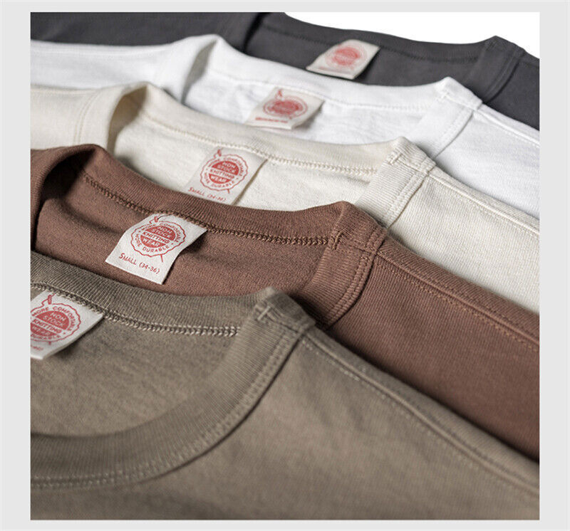 NON STOCK Drop Shoulder Pocket T-Shirt Loose Fit Men’s Heavyweight Cotton Tee