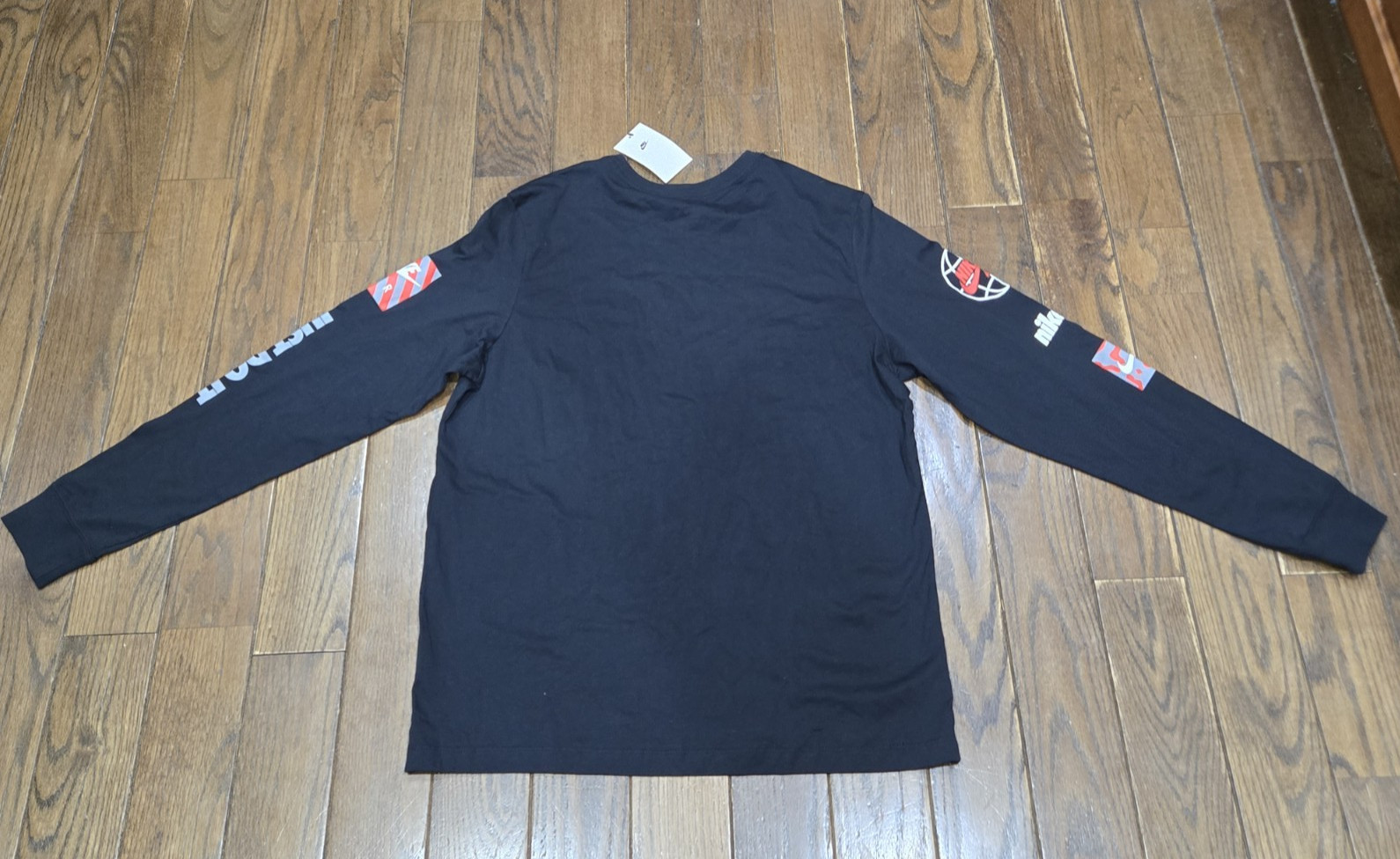 Nike Sportswear NSW Swoosh By Air Long Sleeve Black Shirt Men’s XL NWT