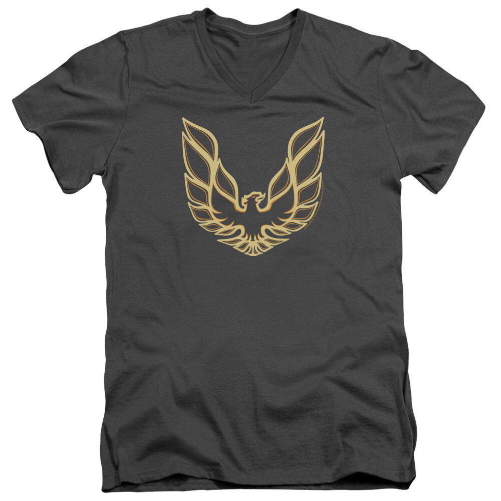 Pontiac Trans Am Firebird Logo Vintage Muscle Car Licensed Charcoal T-Shirt