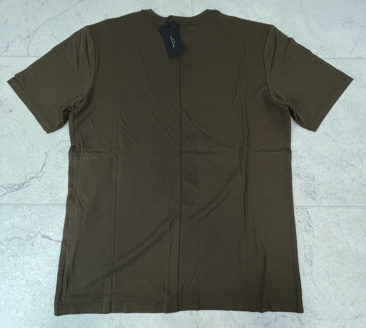 NWT $138 Rag& Bone Classic Tee In Tech Jersey In Slate Brown Size: X-Small