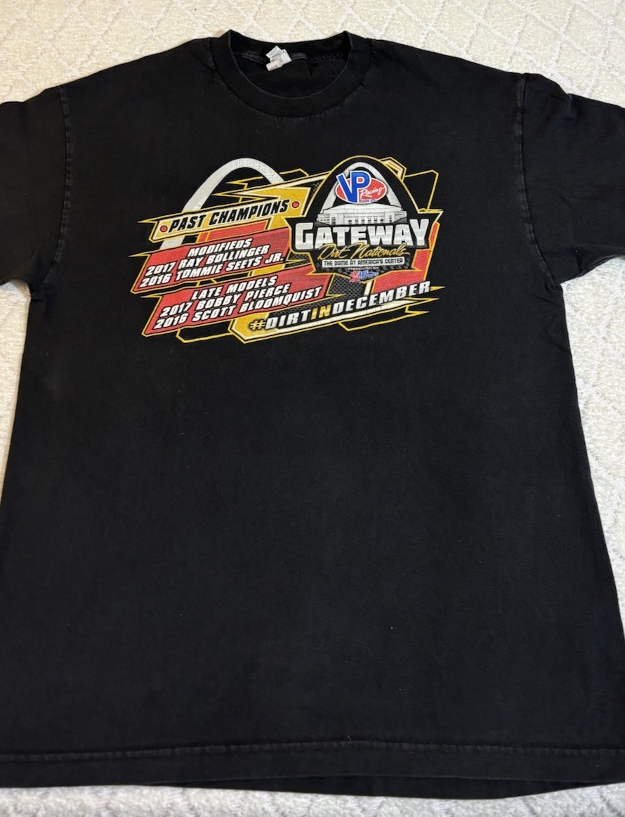 2018 3rd Annual VP Racing Fuels Gateway Dirt Nationals Racing 2 Sided Tee Size L