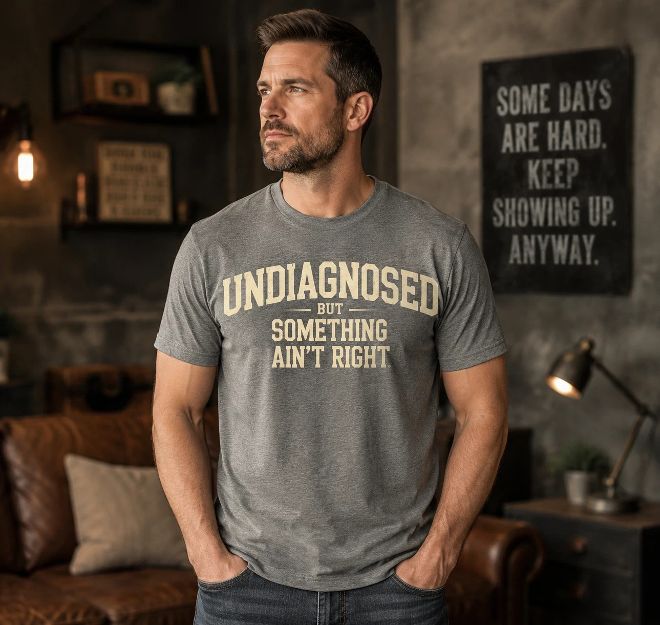 Undiagnosed But Something Ain’t Right Funny Sarcastic Humor T-Shirt