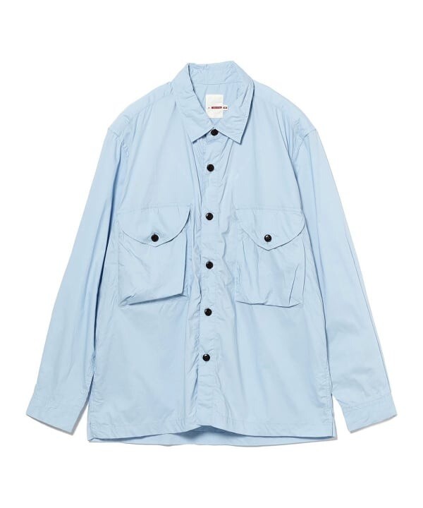 (ASK availability First) BEAMS dip broadcloth work shirt New
