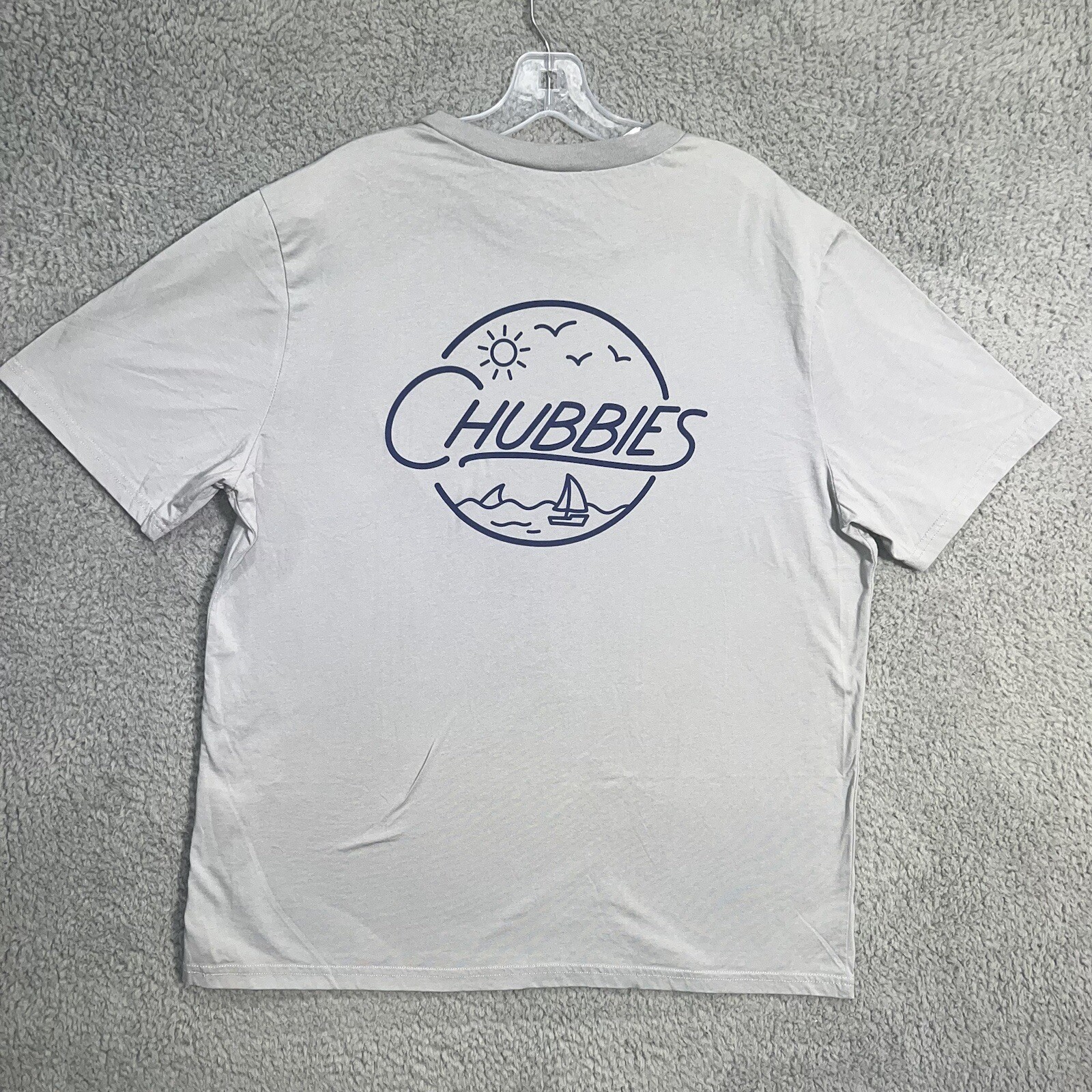 Chubbies T Shirt Men’s Size 2XL XXL Gray The Weekender WKND Tee