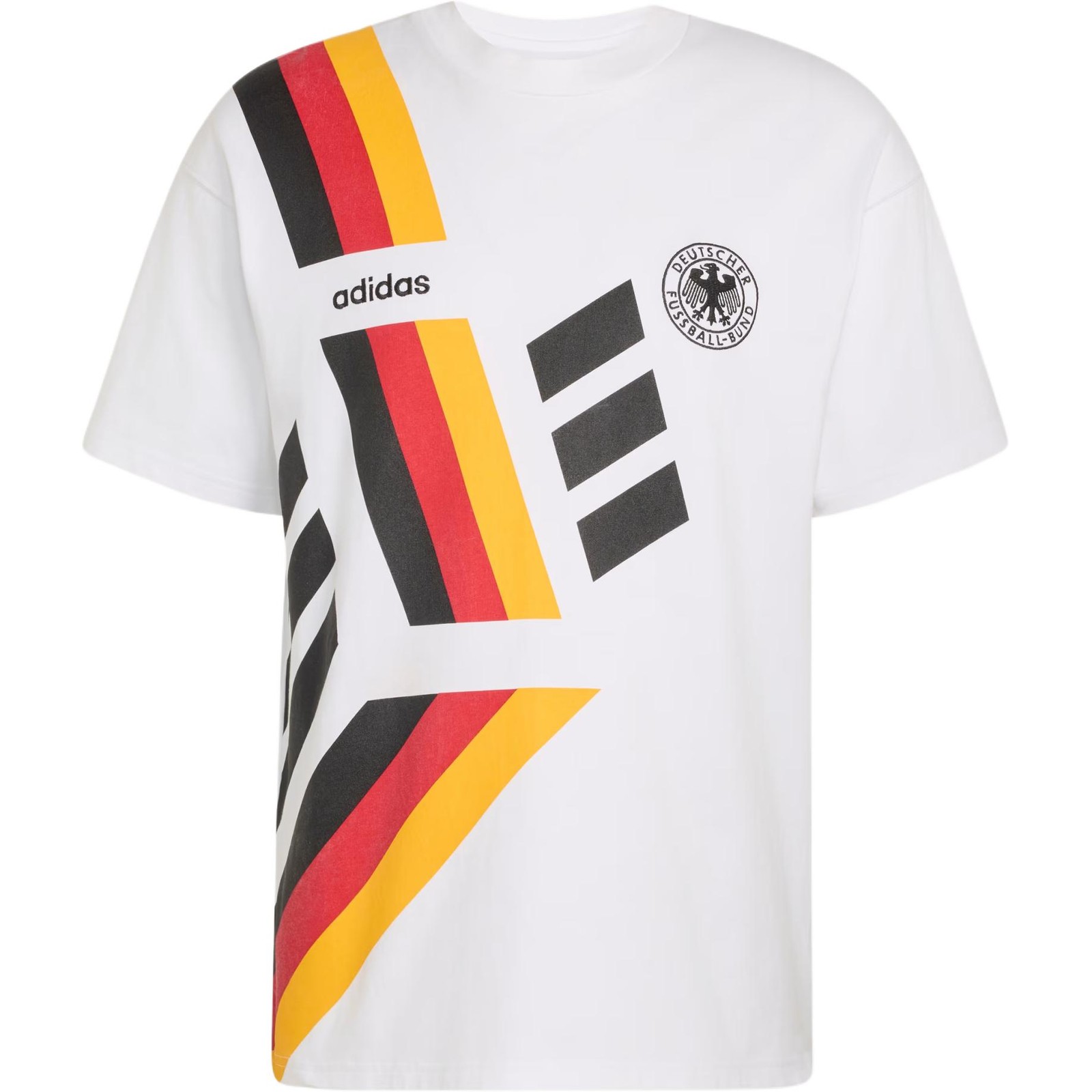Adidas Originals T Shirts Men’s White Crew Neck Moderate KE0086 Size