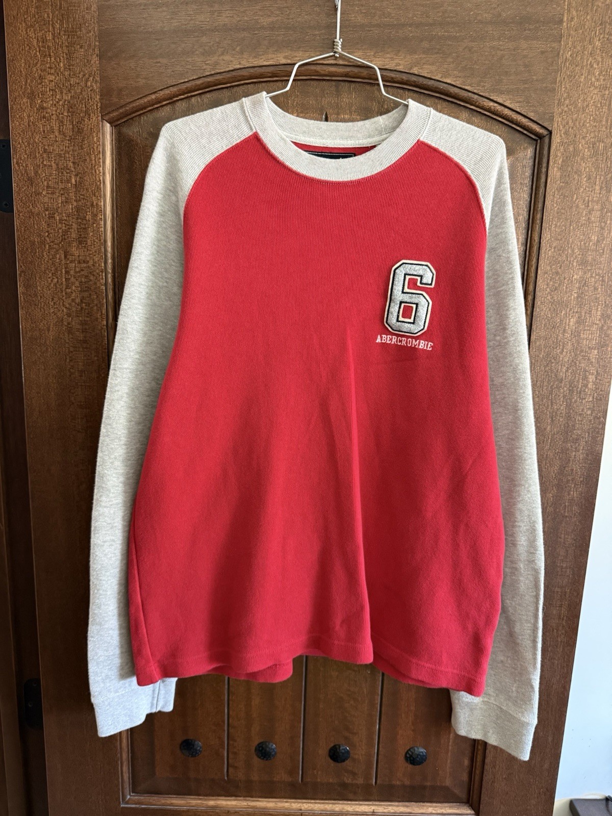 Abercrombie & Fitch Mens Large Long Sleeve T Shirt Y2K Vintage