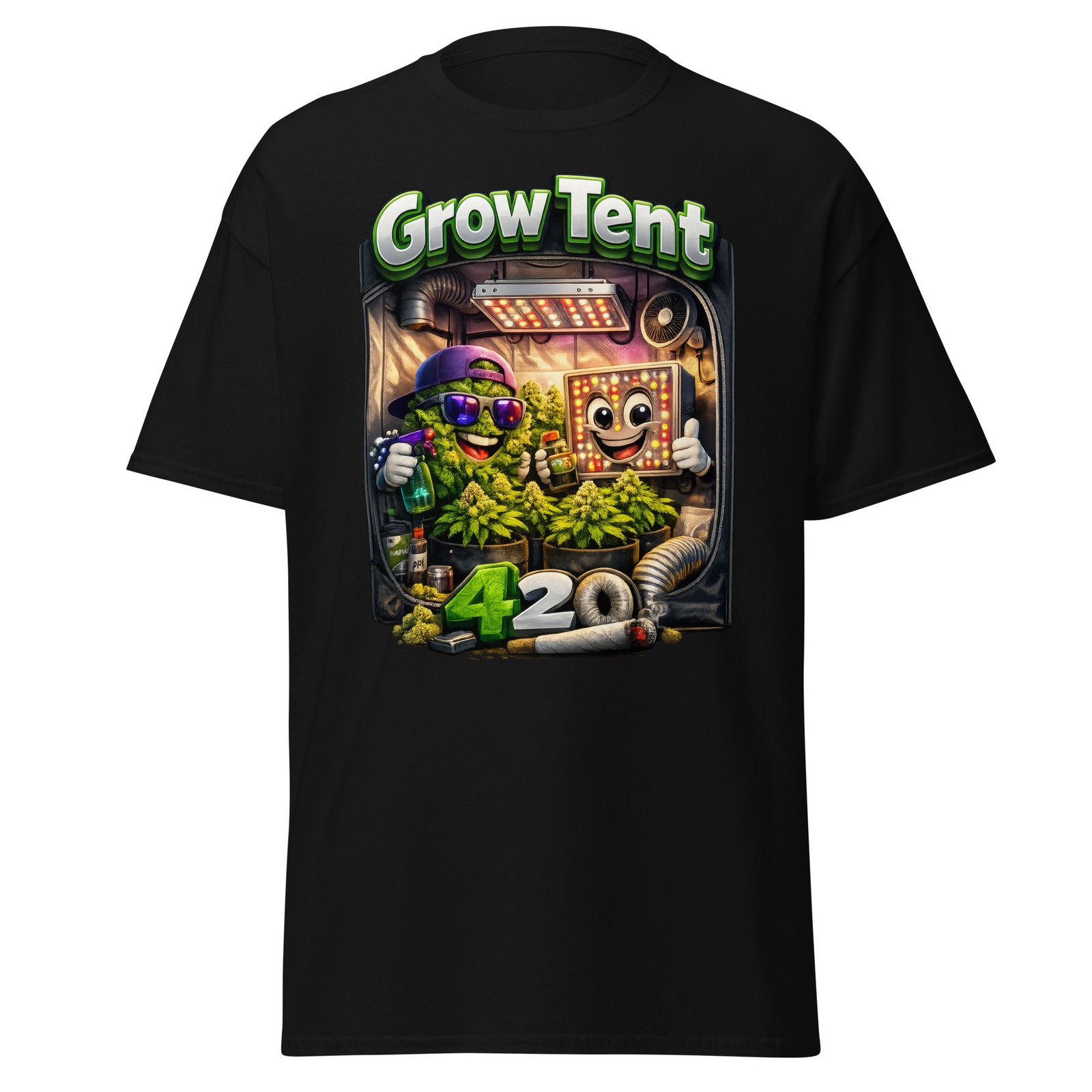 Grow Tent Strain T-Shirt | Indoor Cultivation Tee 420
