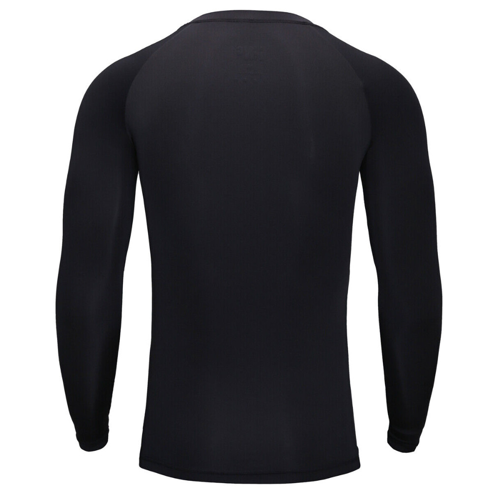 Men’s Sports Compression T Shirt Tight Fitness Gym Moisture Wicking Long Shirts
