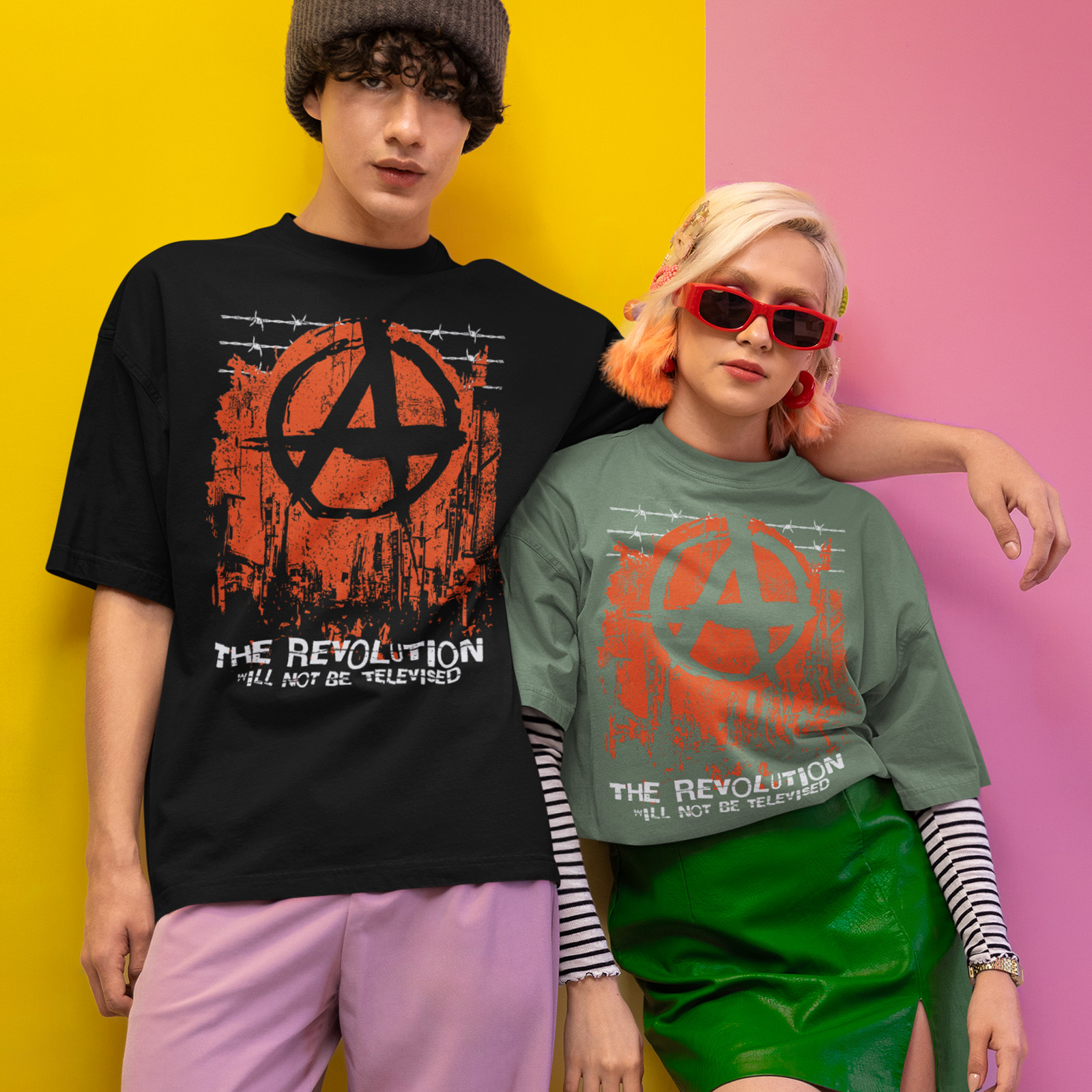 The Revolution Will Not Be Televised T-Shirt | Anarchy Symbol Tee