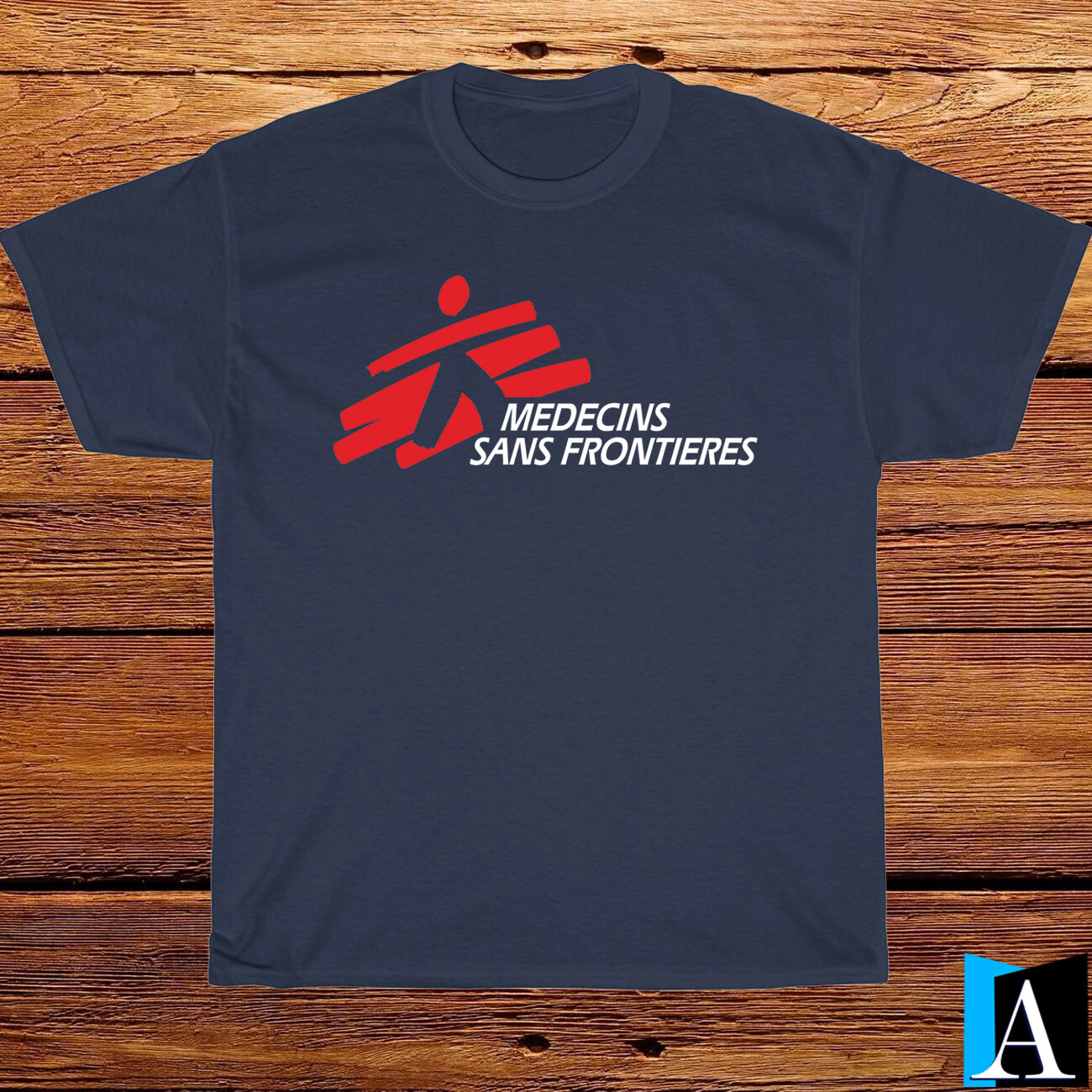 New Shirt MSF Medecins Sans Frontieres Logo White/Grey/Black/Navy T-shirt S-5XL