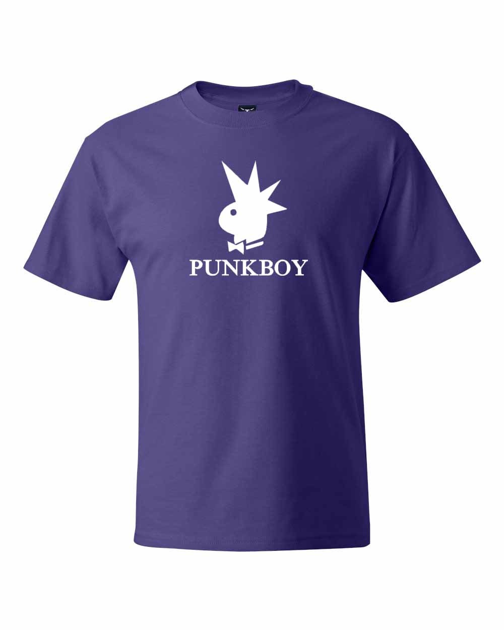 Punkboy Playboy Parody funny Men Logo T-shirts S-5XL