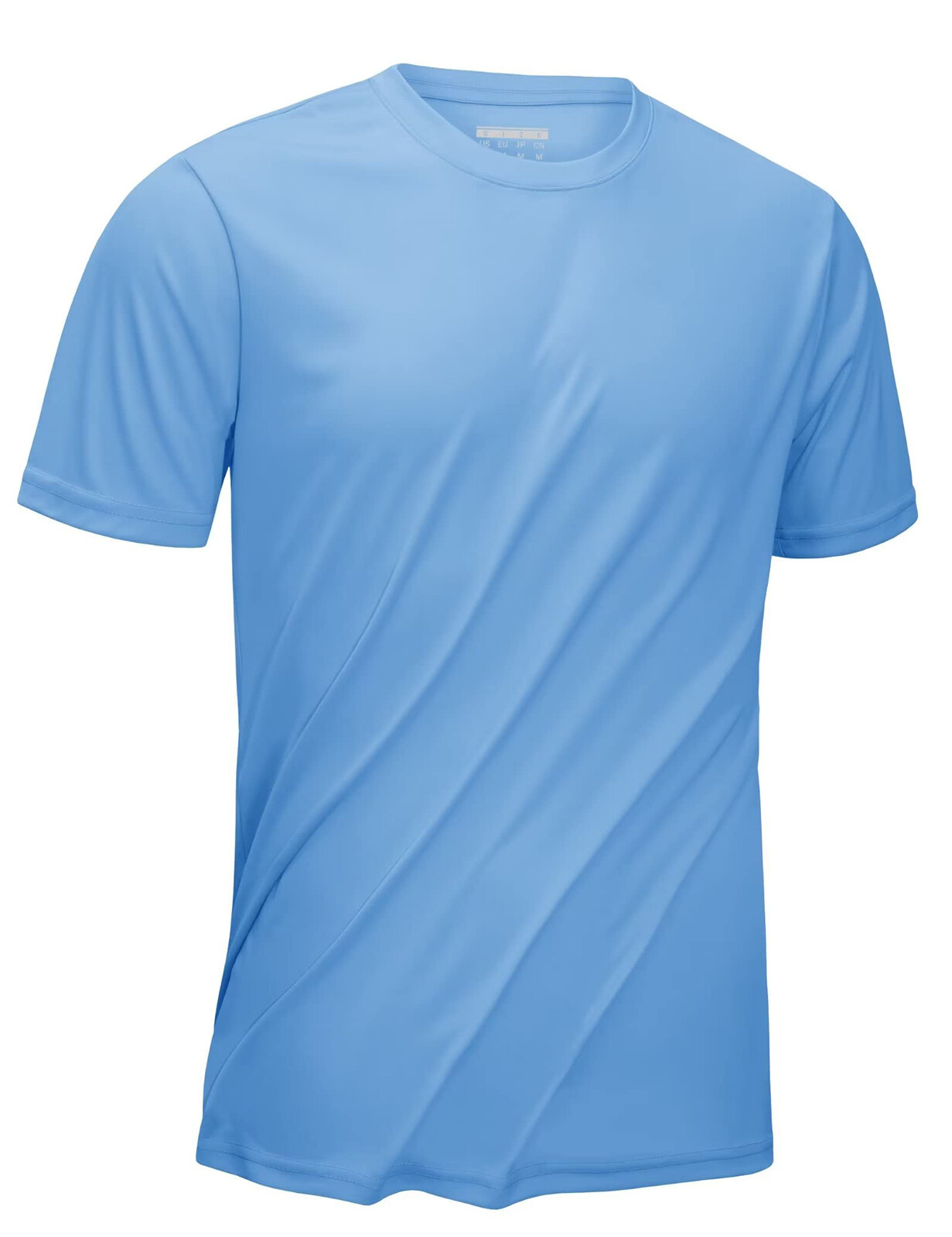 UPF50+ Men’s UV Block Short Sleeve T-Shirt Gym Workout Running Sport Quick Dry T