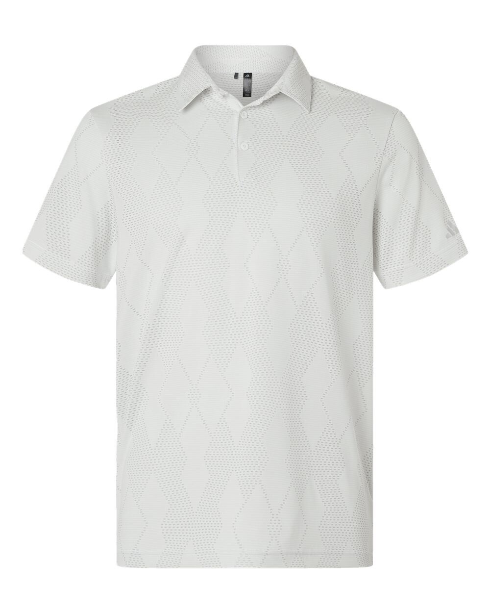ADIDAS Golf Men’s S-3XL Ultimate Textured Diamond Jacquard Polo Sports Shirt